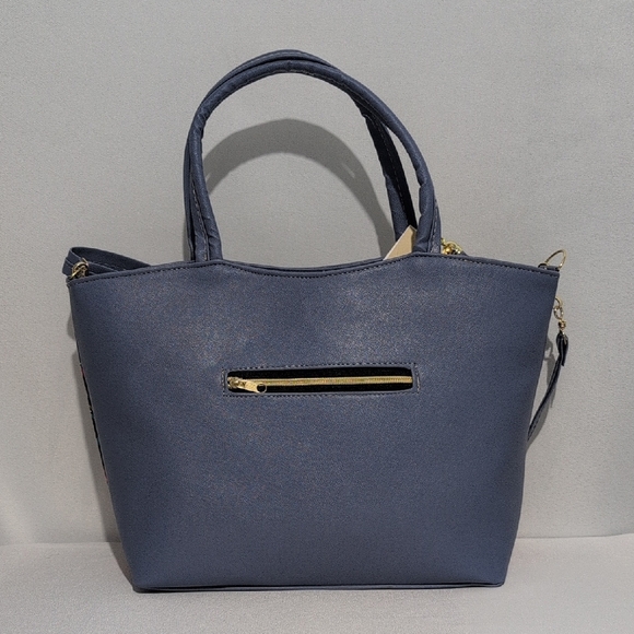 Artisan Vibrant Blue and Multicolor Tote - Picture 3 of 9
